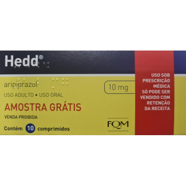 Hedd - Aripiprazol 10mg - 10 Comprimidos
